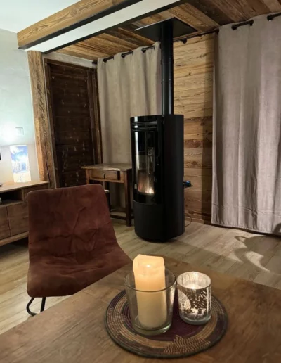 poele feu salon location manjula